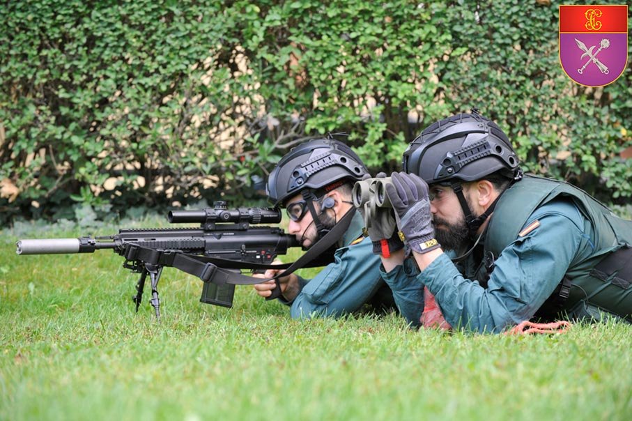 Rifles francotirador de la Agrupación de Reserva y Seguridad ARS (GRS)