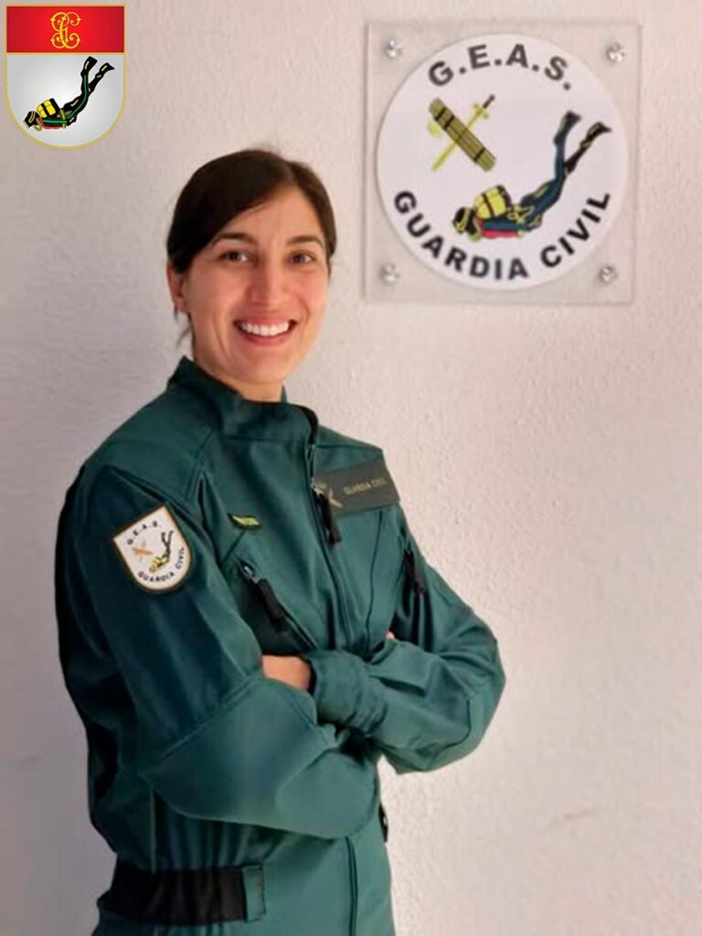 María Eugenia García primera mujer buceadora del GEAS de la Guardia Civil en 2024