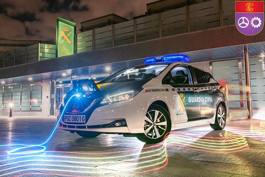 Vehículo moderno del Servicio de Automovilismo de la Guardia Civil