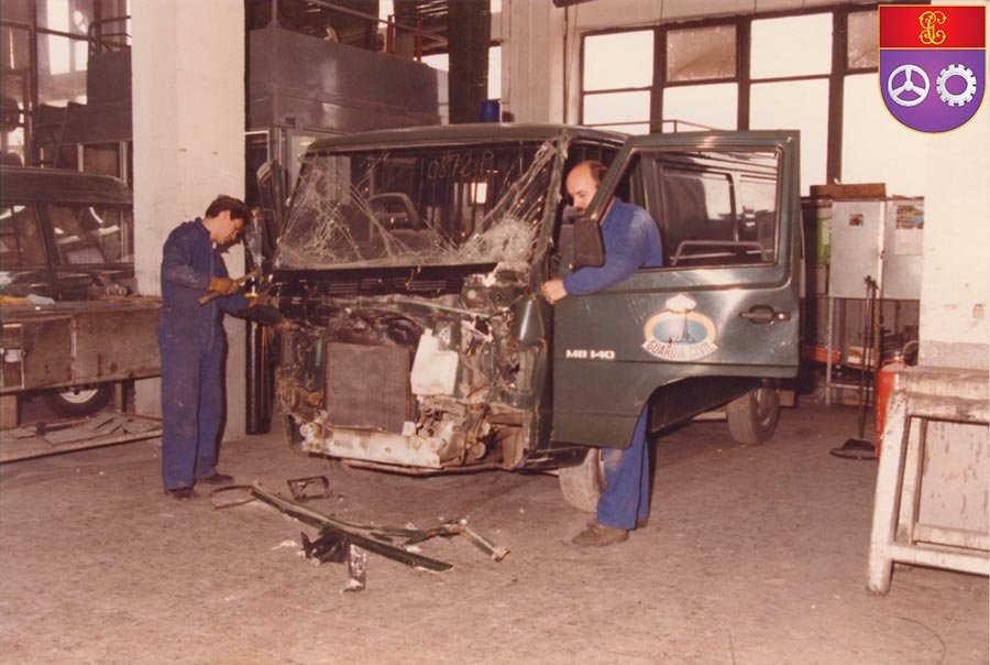 Taller de reparación de vehículos oficiales de la Guardia Civil, apoyo técnico del Automovilismo Nivel B.