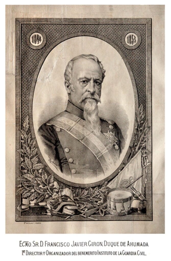Retrato de Francisco Javier Girón, Duque de Ahumada, fundador de la Guardia Civil