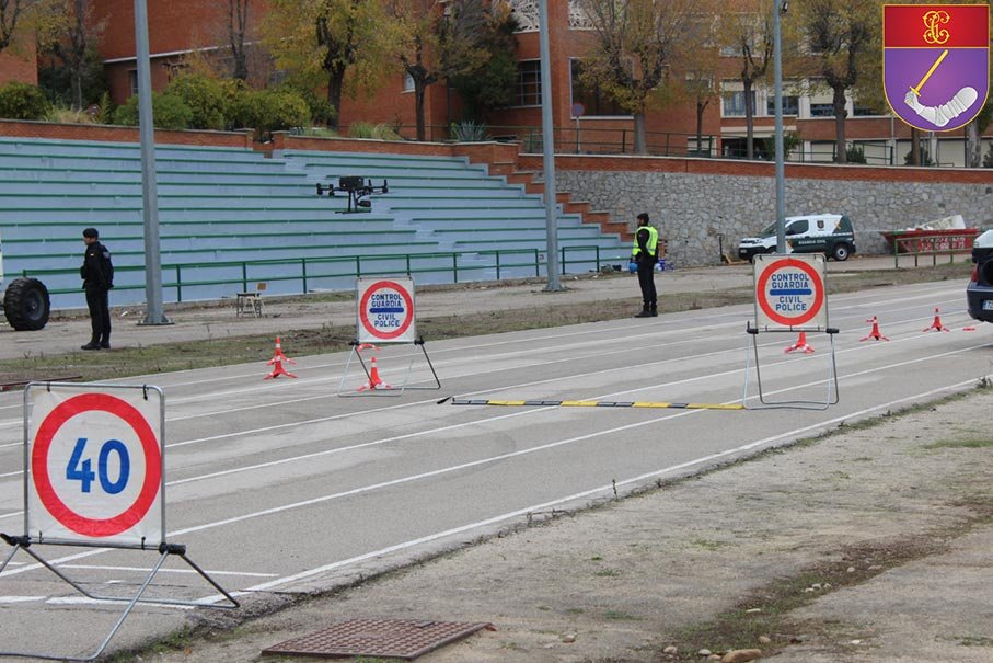 Entrenamiento físico curso Control de Masas Guardia Civil ARS