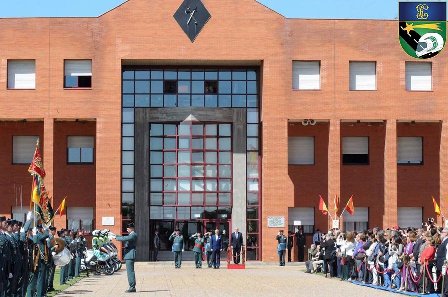 Escuela de Tráfico de la Guardia Civil en Mérida donde se imparte el curso de atestados nivel C