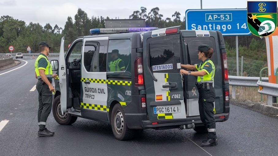 Furgón oficial de Atestados Guardia Civil perteneciente a los EIS