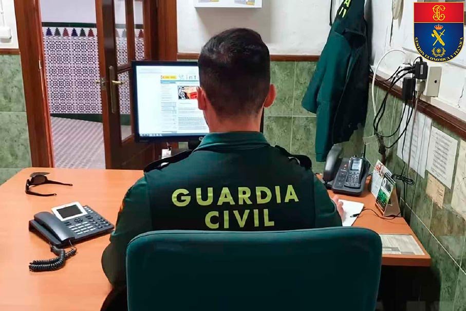 Guardia Civil en funciones administrativas de gestión económica