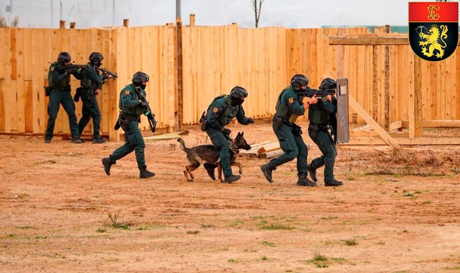 Entrenamiento del GOS en el Centro de Adiestramientos Especiales (C.A.E.)