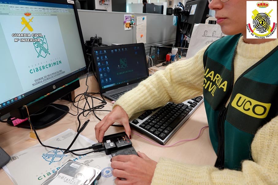 Análisis forense de dispositivos electrónicos por el Grupo de Delitos Telemáticos