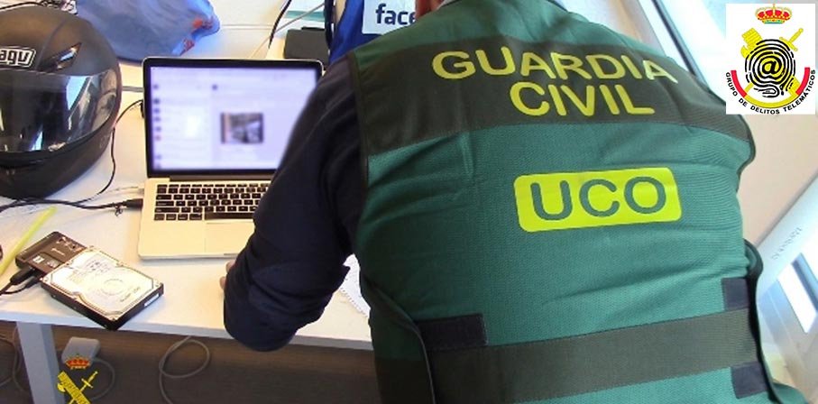 Investigación digital del Grupo de Delitos Telemáticos de la Guardia Civil