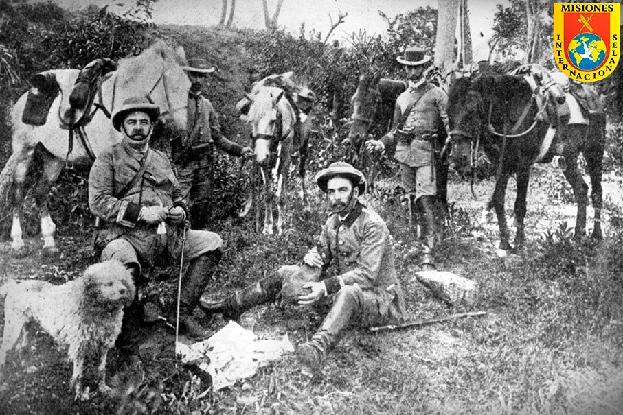 Patrulla rural de guardias civiles en Cuba durante el siglo XIX