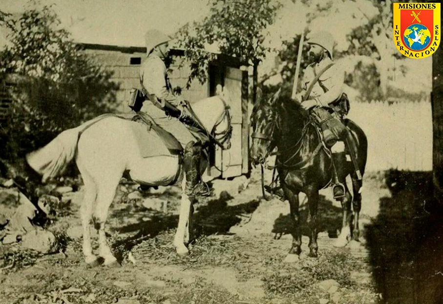Guardias civiles de caballería en Puerto Rico en 1898