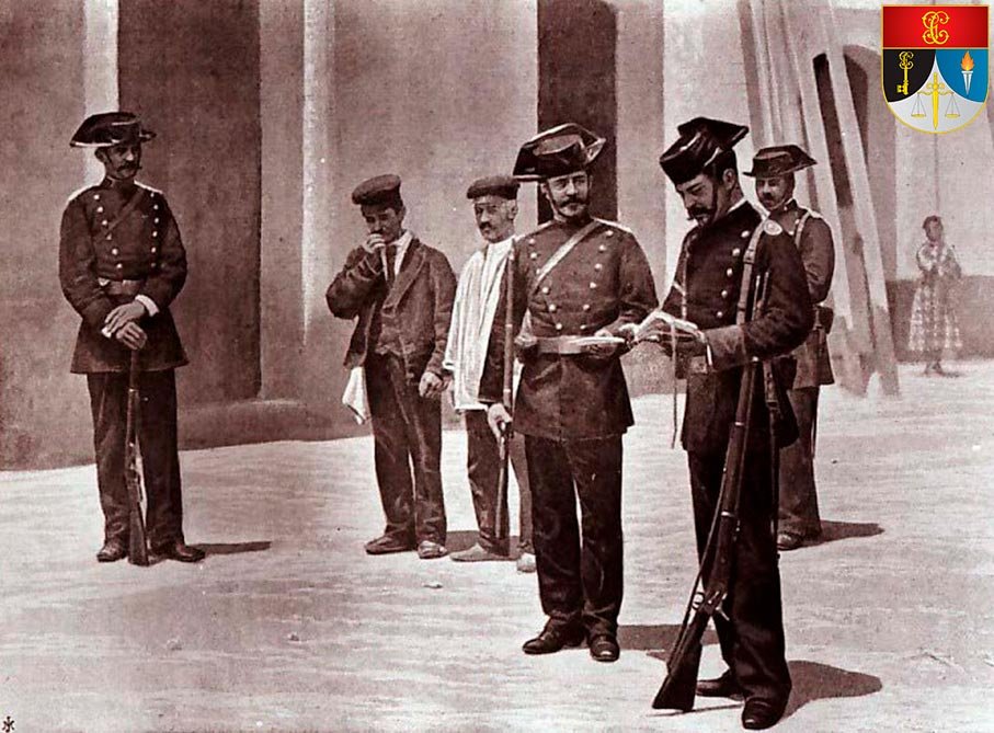Investigación criminalística Guardia Civil año 1921 fotografía histórica