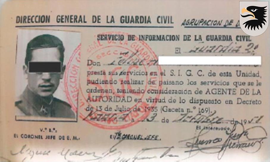 Credencial histórica del Servicio de Información vinculada al SIGC Nivel C
