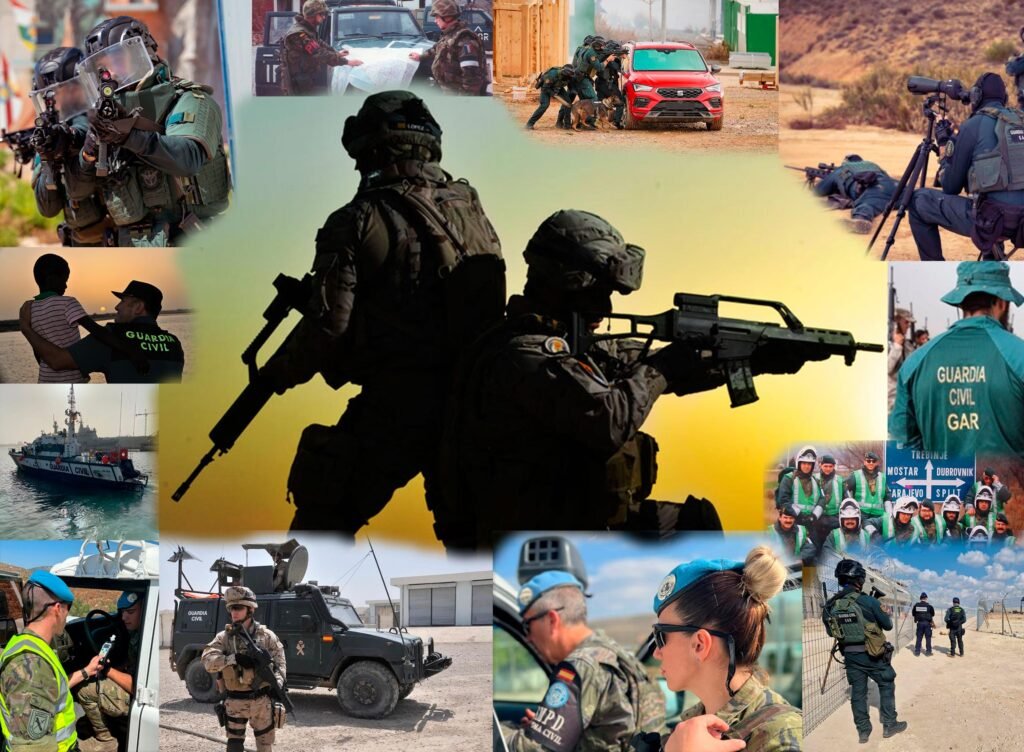 Agentes de la Guardia Civil desplegados en misiones internacionales en África y Oriente Medio