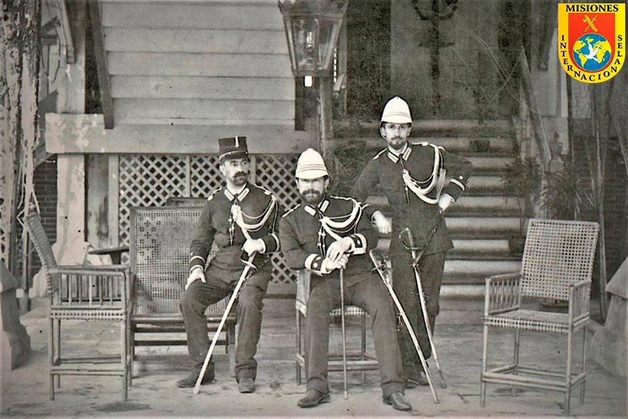 Teniente de la Guardia Civil Veterana de Manila en Filipinas