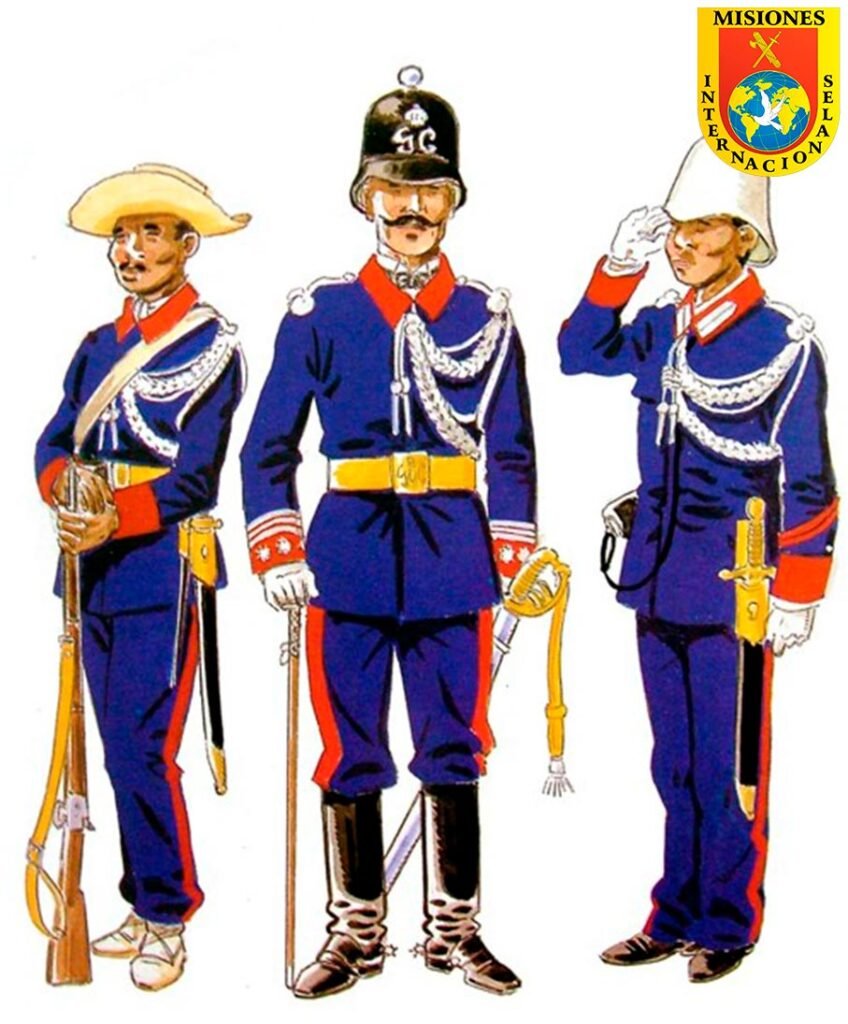 Uniformes de la Guardia Civil en Filipinas durante el siglo XIX