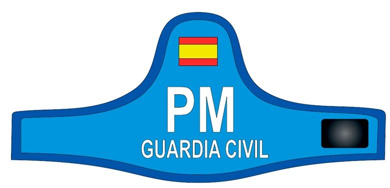 Brazalete PM de la Guardia Civil utilizado en misiones internacionales