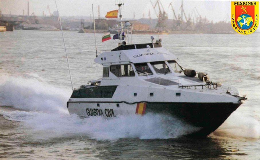 Patrullera de la Guardia Civil desplegada durante la Operación Embargo del Danubio en 1993.